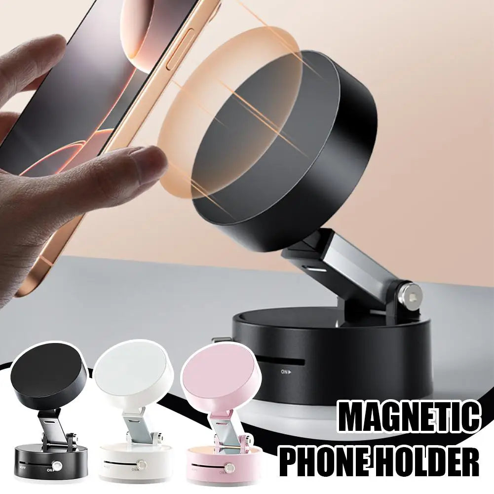 Magnetic Phone Holder – Strong Grip, 360° Flexibility