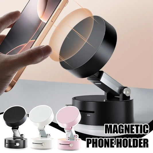 Magnetic Phone Holder – Strong Grip, 360° Flexibility