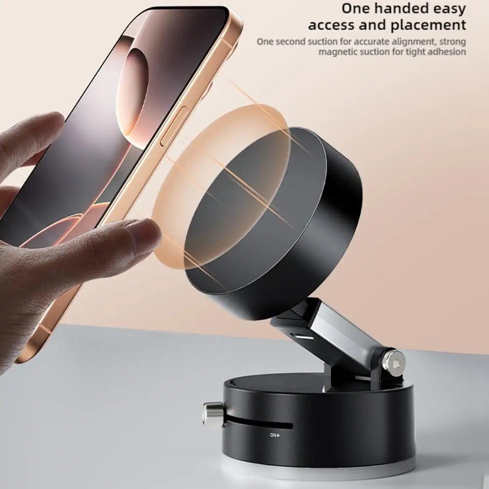 Magnetic Phone Holder – Strong Grip, 360° Flexibility