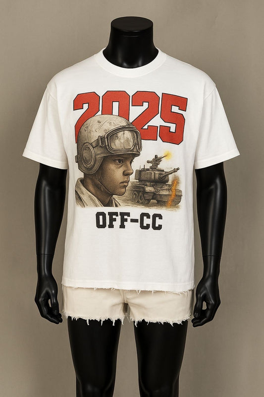 OFF-CC “2025 Vision” T-Shirt – White Edition