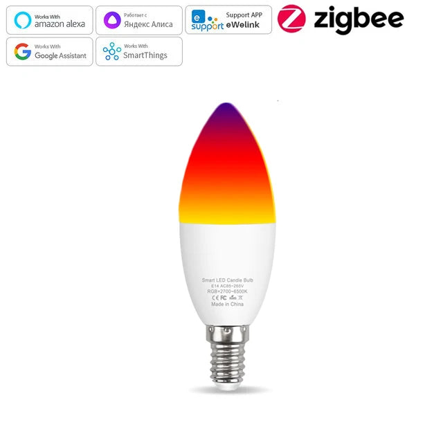 Smart WiFi LED Bulb – RGB, Voice Control, Alexa & Google Compatible