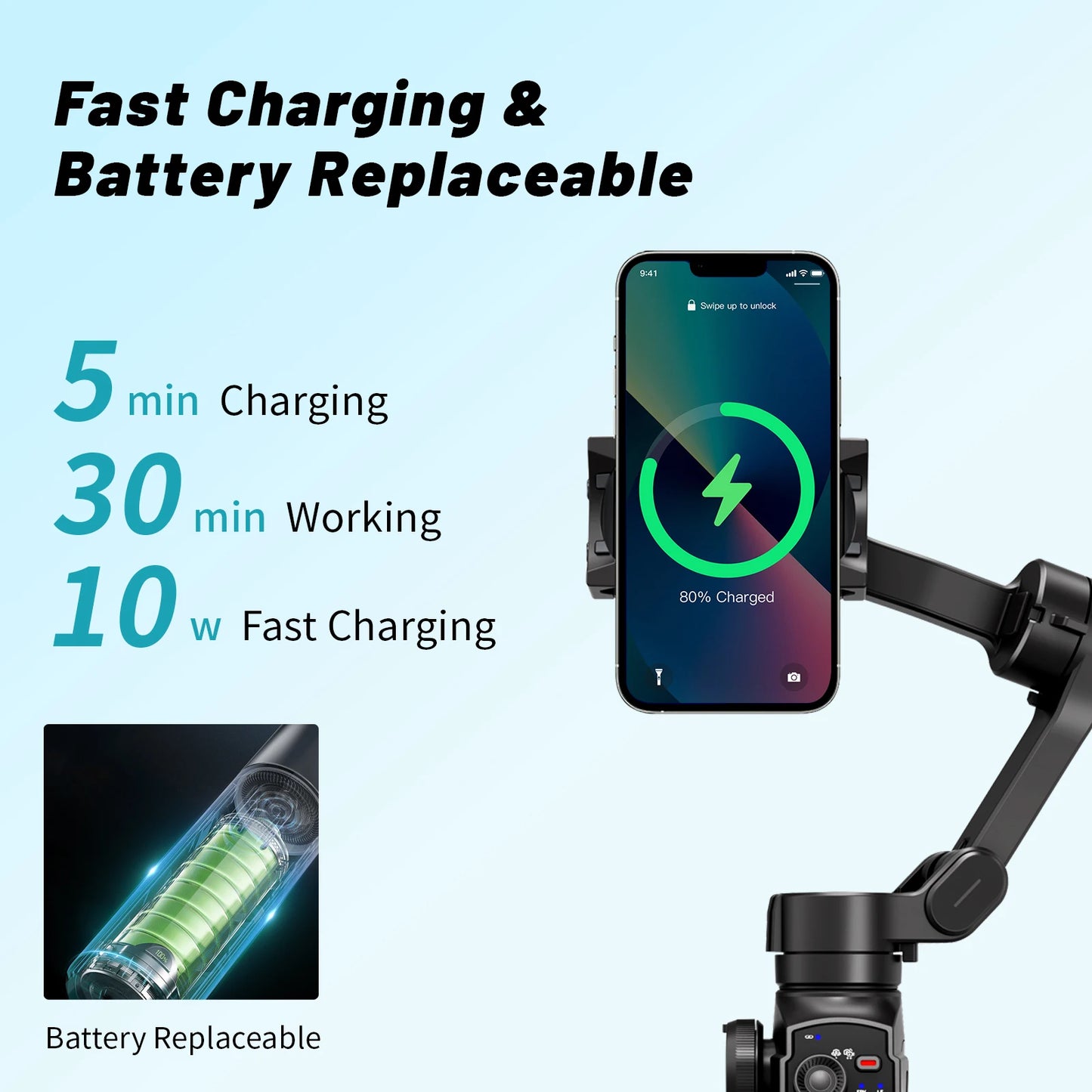 3-Axis Smartphone Gimbal Stabilizer