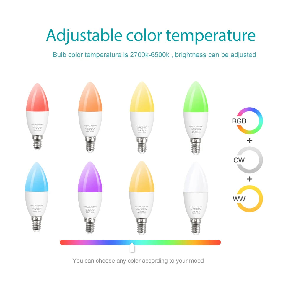 Smart WiFi LED Bulb – RGB, Voice Control, Alexa & Google Compatible