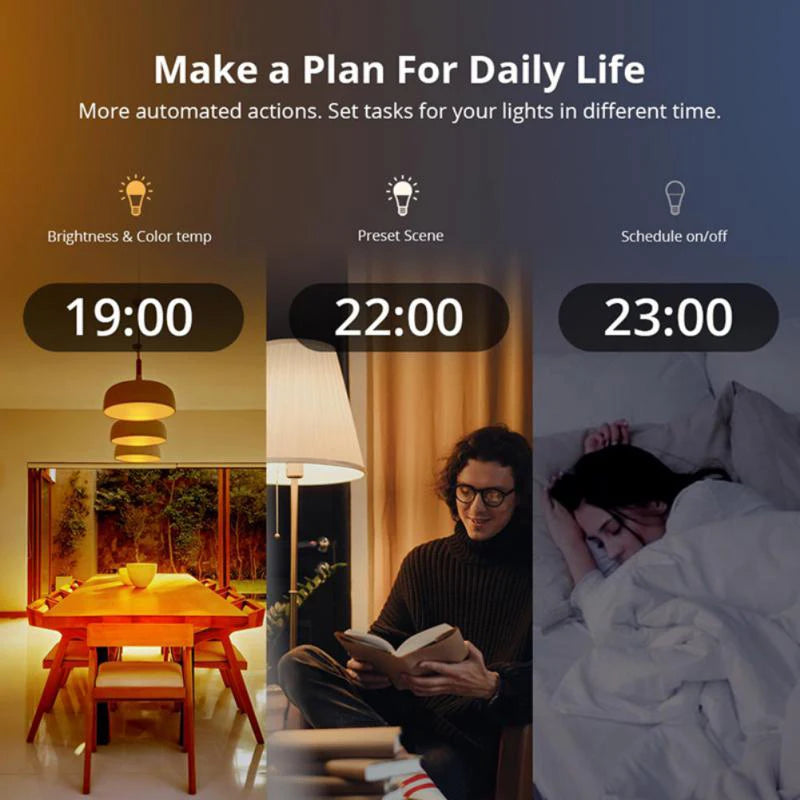 Smart WiFi LED Bulb – RGB, Voice Control, Alexa & Google Compatible