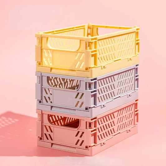 Foldable Storage Crate – Stackable & Stylish Organizer for Every Room