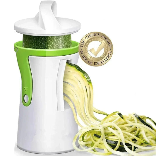 Heavy-Duty Spiral Vegetable Slicer – Manual Spiralizer for Zucchini, Carrots & More