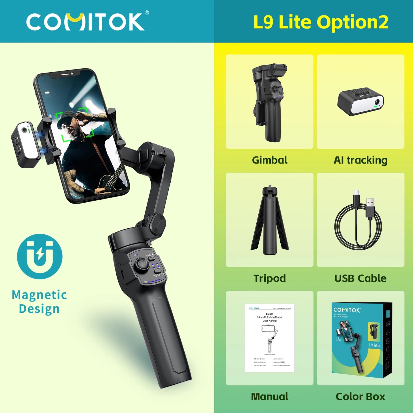 3-Axis Smartphone Gimbal Stabilizer