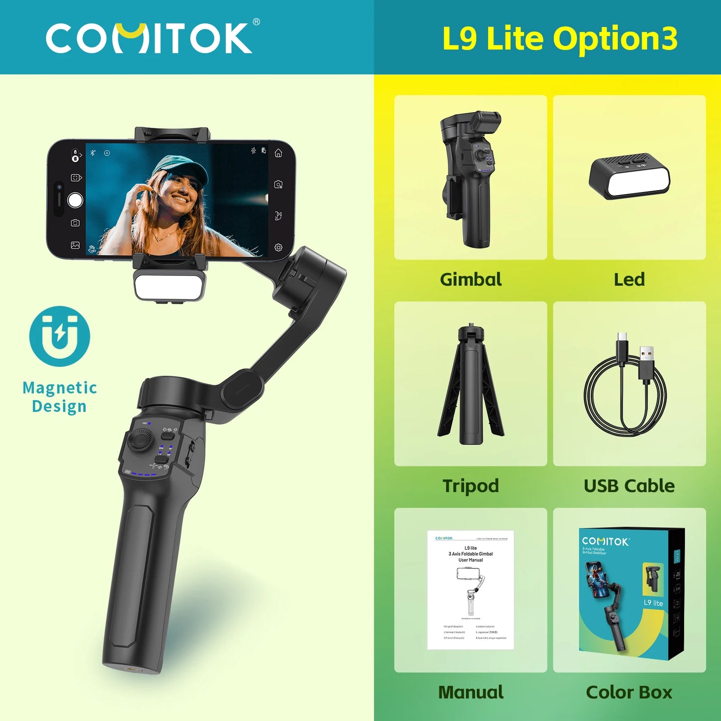 3-Axis Smartphone Gimbal Stabilizer