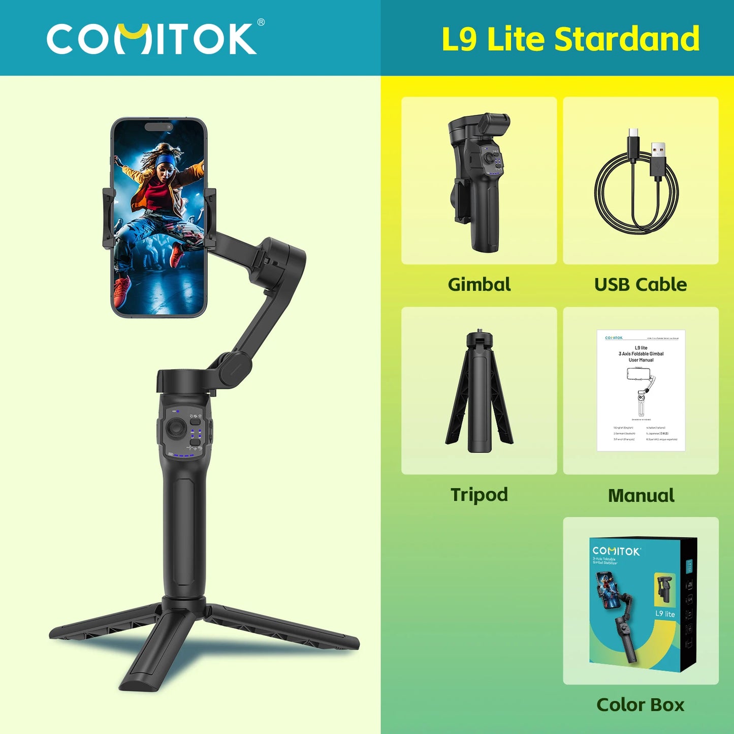 3-Axis Smartphone Gimbal Stabilizer