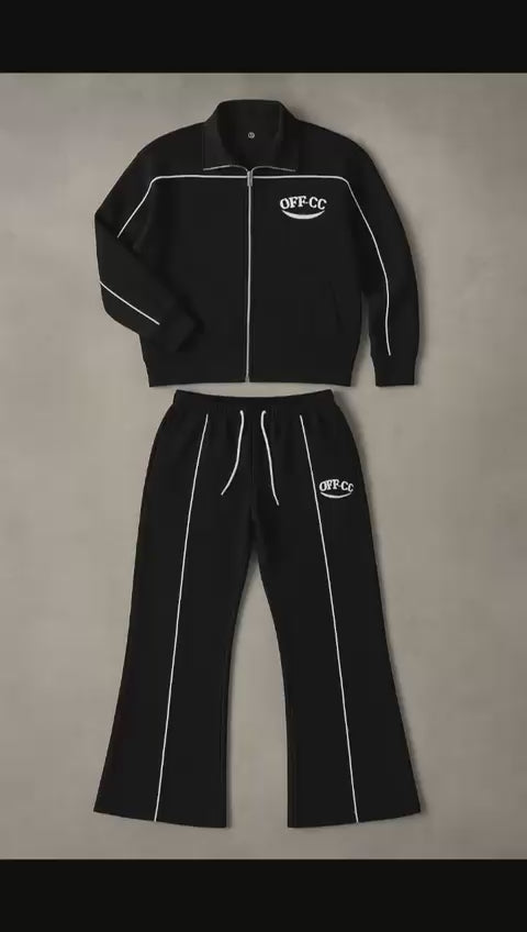 OFF-CC Premium Tracksuit Set – Unisex Streetwear 2-Piece